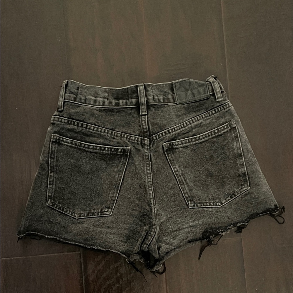 Cotton On Dark Gray Jean Shorts - Picture 2 of 3